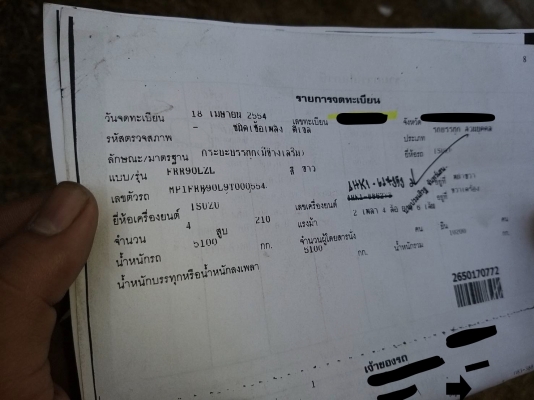 รถอีซูซุ 6 ล้อ ( ไม่ดั้ม ) FRR 210 แรงม้า. ปี 54. , ( รถวิ่ง 2xx,xxx กม. ) , ( ** รถสวย ๆ ) สนใจติดต