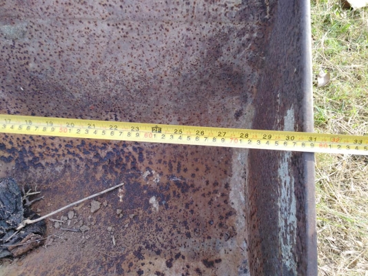 ขายบ๋้งกีํตักทราย เลน เก่าญี่ปุ่น ของKOBELCO PC40-7 แกน45มม.กว้าง78ซม. ขาย15,000บาท