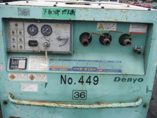 ขายปั๊มลมสกรู DENYO DIS130SB พร้อมใช้ ขายปั๊มลมสกรู DENYO DIS130SB พร้อมใช้