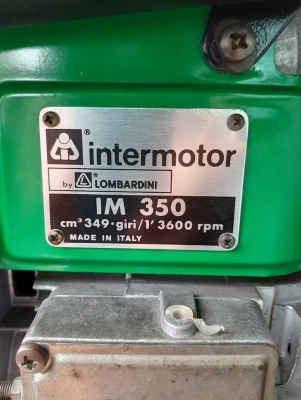 Lombardini engine IM 350 Made in italy