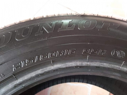 ยาง\% คัดสภาพ Dunlop Enasave EC300+  215/60R16 ผลิตปี 2019(0319,1119 อย่างละคู่) ขายถูกๆ 4 เส้น 5400.-NET/ ใส่ถ่วงฟรี รับบัตร ส่งทั่วไทย