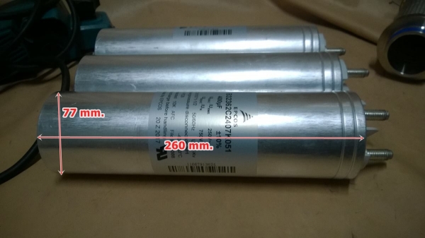 EPCOS Cap. 400uf 250-750 Vac EPCOS Cap. 400uf 250-750 Vac