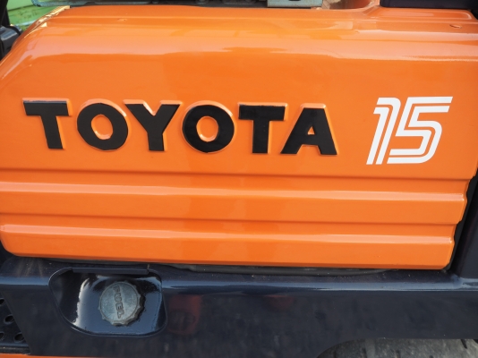 รถญี่ปุ่น นำเข้า TOYOTA 5FG15 เสา 3 เมตร ยก 1.5 ตัน ทำสี เก็บงาน พร้อมใช้