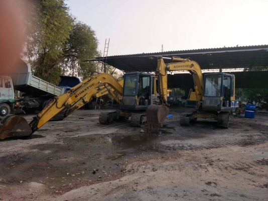 ขายแมคโฮ2คัน KOMATSU PC60-2 มีเล่มทะเบียน 1 คันไม่มีเล่มทะเบียน1คันขาย2คันราคา 550,000