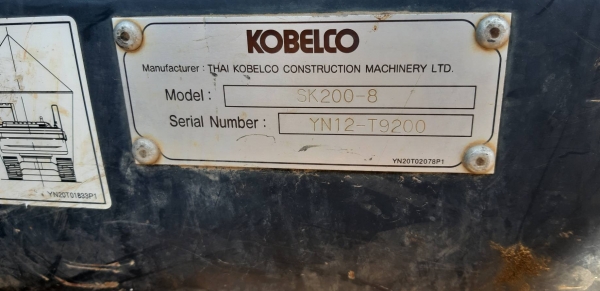 ขาย 1,480,000 KOBELCO sk 200-8 yn 12 super x  เอกสารเล่มทะเบียน เครื่องดี ปั๊มแรง เอวแน่น ช่วงล่างเต็ม ไฟฟ้าครบ รถสวยพร้อมใช้งาน รถอยู่ ชัยภูมิ 090-772-3710 090-772-3708