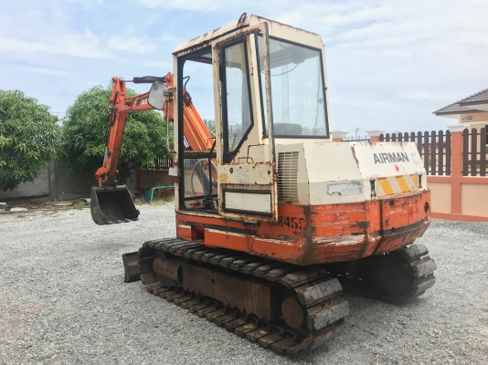 ขายถูกรถแบคโฮAIRMANรุ่นHM45Sนำเข้าญี่ปุ่นไม่เคยใช้งานในไทยเอกสารพร้อม แทร็กเหล็กเครื่องอีซูซุ4สูบสภาพพร้อมใช้งาน 081-8302909 จิรโรจน์ Line : Jiraroj2909