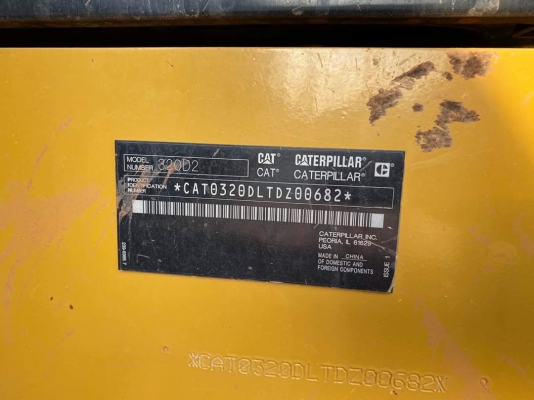 CAT320D2 ใช้งาน 5000ช.ม. กล่องใหญ่ TDZ รถสวย สีเดิมๆ ช่วงล่างเต็ม เล่มทะเบียน CAT320D2 ใช้งาน 5000ช.ม. กล่องใหญ่ TDZ รถสวย สีเดิมๆ ช่วงล่างเต็ม เล่มทะเบียน