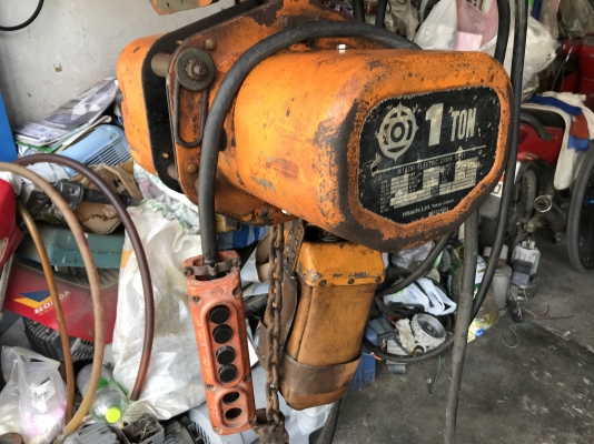 ขายรอกโซ่ไฟฟ้า 4ทิศทาง Hitachi 1ton 380V made in Japan สภาพเดิมๆ อุปกรณ์ครบ พร้อมใช้งาน