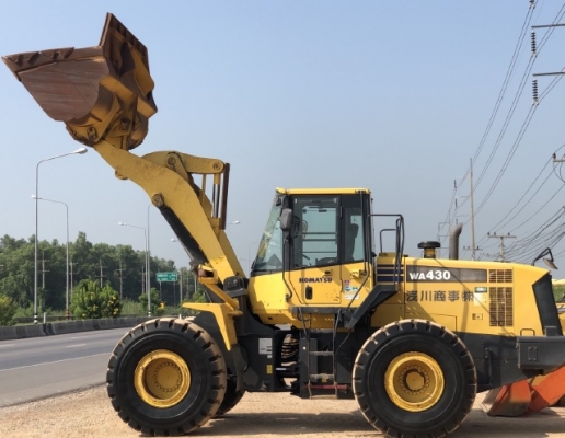 ขายรถตักล้อยาง KOMATSU WA430-6 นำเข้าเองจากญี่ปุ่น สภาพสวยพร้อมใช้งาน มีVDOการทำงานครับ