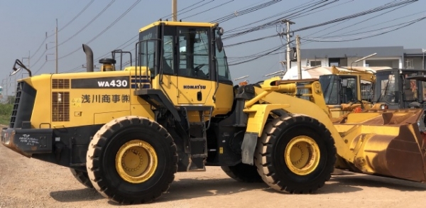 ขายรถตักล้อยาง KOMATSU WA430-6 นำเข้าเองจากญี่ปุ่น สภาพสวยพร้อมใช้งาน มีVDOการทำงานครับ