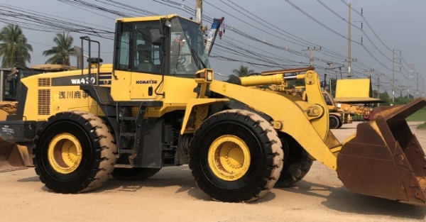 ขายรถตักล้อยาง KOMATSU WA430-6 นำเข้าเองจากญี่ปุ่น สภาพสวยพร้อมใช้งาน มีVDOการทำงานครับ
