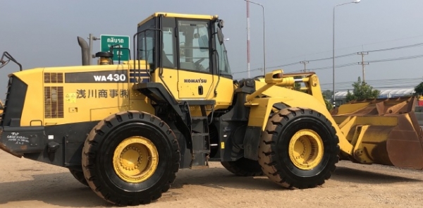 ขายรถตักล้อยาง KOMATSU WA430-6 นำเข้าเองจากญี่ปุ่น สภาพสวยพร้อมใช้งาน มีVDOการทำงานครับ