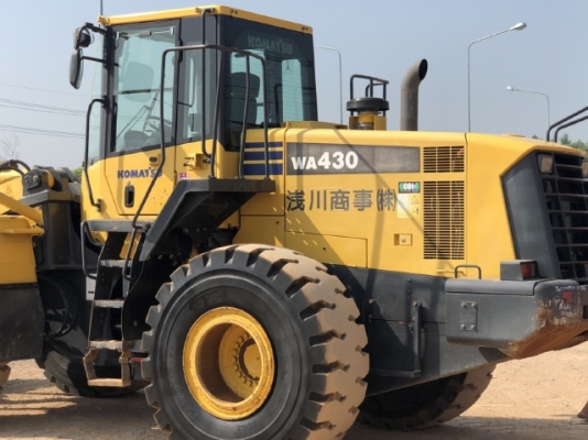 ขายรถตักล้อยาง KOMATSU WA430-6 นำเข้าเองจากญี่ปุ่น สภาพสวยพร้อมใช้งาน มีVDOการทำงานครับ