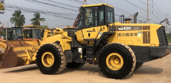 ขายรถตักล้อยาง KOMATSU WA430-6 นำเข้าเองจากญี่ปุ่น สภาพสวยพร้อมใช้งาน มีVDOการทำงานครับ
