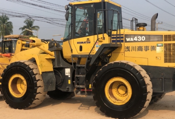 ขายรถตักล้อยาง KOMATSU WA430-6 นำเข้าเองจากญี่ปุ่น สภาพสวยพร้อมใช้งาน มีVDOการทำงานครับ