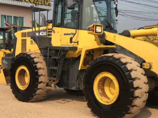 ขายรถตักล้อยาง KOMATSU WA430-6 นำเข้าเองจากญี่ปุ่น สภาพสวยพร้อมใช้งาน มีVDOการทำงานครับ