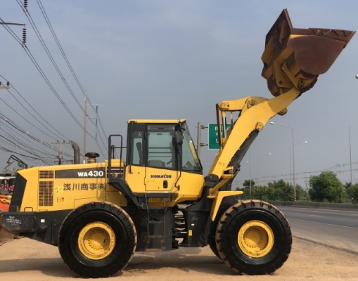 ขายรถตักล้อยาง KOMATSU WA430-6 นำเข้าเองจากญี่ปุ่น สภาพสวยพร้อมใช้งาน มีVDOการทำงานครับ