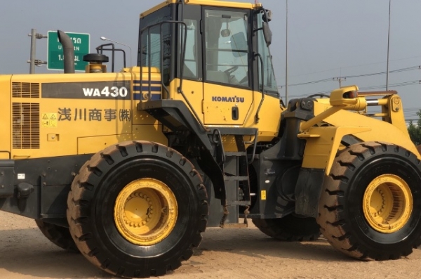 ขายรถตักล้อยาง KOMATSU WA430-6 นำเข้าเองจากญี่ปุ่น สภาพสวยพร้อมใช้งาน มีVDOการทำงานครับ