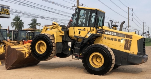 ขายรถตักล้อยาง KOMATSU WA430-6 นำเข้าเองจากญี่ปุ่น สภาพสวยพร้อมใช้งาน มีVDOการทำงานครับ