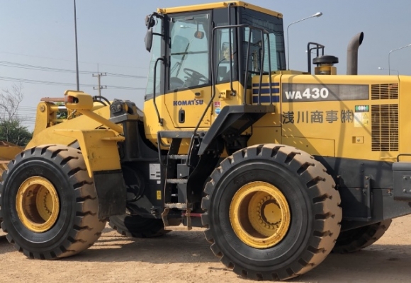ขายรถตักล้อยาง KOMATSU WA430-6 นำเข้าเองจากญี่ปุ่น สภาพสวยพร้อมใช้งาน มีVDOการทำงานครับ