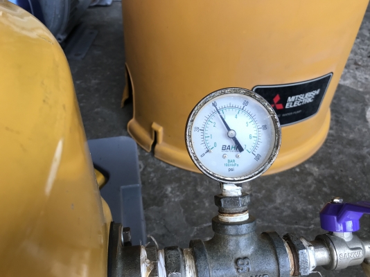 ขายปั๊มน้ำอัตโนมัติ Mitsubishi 200W สภาพสวย หมุนนิ่ม ตรวจเช็คแรงดันเรียบร้อย ไม่มีรั่วซึม พร้อมใช้งาน ราคา 2,800 บาทพร้อมส่งครับ