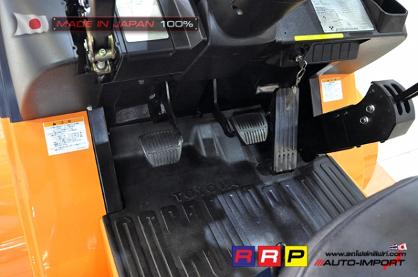 ขายรถโฟล์คลิฟท์มือสอง TOYOTA รุ่น 7FD15-24316 นำเข้าจากประเทศญี่ปุ่น 100\% ไม่เคยใช้งานในไทย