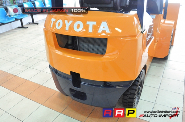 ขายรถโฟล์คลิฟท์มือสอง TOYOTA รุ่น 7FD15-24316 นำเข้าจากประเทศญี่ปุ่น 100\% ไม่เคยใช้งานในไทย