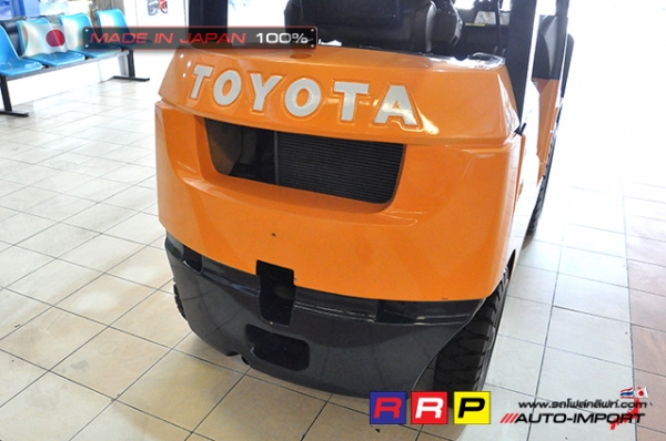 ขายรถโฟล์คลิฟท์มือสอง TOYOTA รุ่น 7FD15-24316 นำเข้าจากประเทศญี่ปุ่น 100\% ไม่เคยใช้งานในไทย
