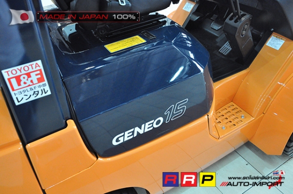 ขายรถโฟล์คลิฟท์มือสอง TOYOTA รุ่น 7FD15-24316 นำเข้าจากประเทศญี่ปุ่น 100\% ไม่เคยใช้งานในไทย