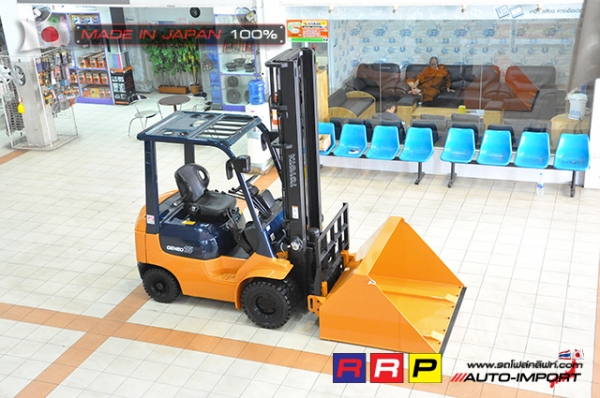 ขายรถโฟล์คลิฟท์มือสอง TOYOTA รุ่น 7FD15-24316 นำเข้าจากประเทศญี่ปุ่น 100\% ไม่เคยใช้งานในไทย