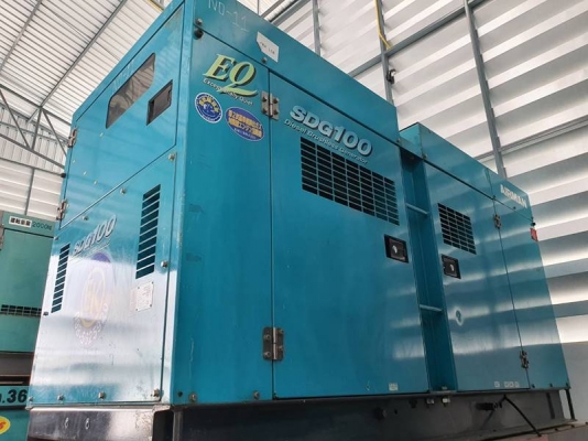 SDG100S EQ- เครื่องปั่นไฟ Airman ขนาด 80/100kva. Isuzu Engine by OEK 098-5625920