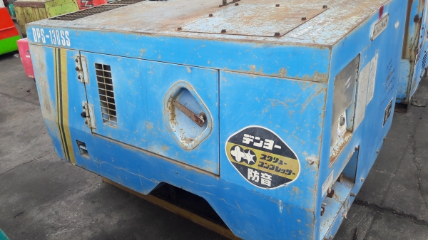 ขายเครื่องปั๊มลม DENYO DPS-130SS เก่านอก # ขนาด 7 บาร์ 130cfm สภาพดี พร้อมใช้ โทร084-5424150 line id : rapinzat