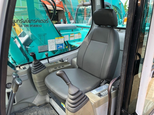 Kobelco โกเบ SK115SR รถสวย มาพร้อมผานดัน แทรคเหล็ก+ก่อนยาง นำเข้าเองจากญี่ปุ่น โทร 081-8581834