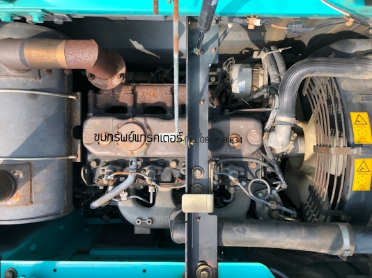 Kobelco โกเบ SK115SR รถสวย มาพร้อมผานดัน แทรคเหล็ก+ก่อนยาง นำเข้าเองจากญี่ปุ่น โทร 081-8581834