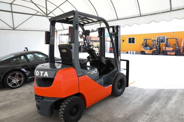 มาใหม่ Toyota 8FG20 ขนาดยก2ตัน เสาสูง3เมตร เครื่องยนต์เบนซิล สวย เดิมจากญี่ปุ่น