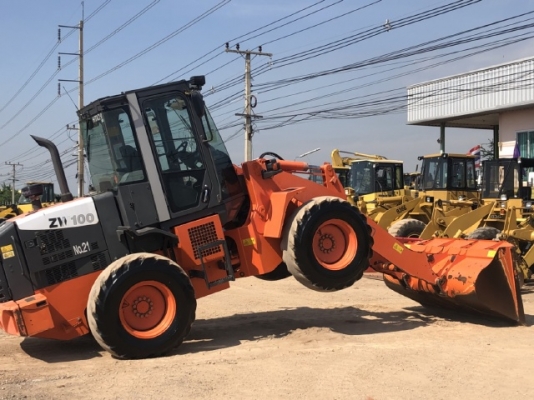 ขายรถตักล้อยาง HITACHI ZW100 ปี 2012 แขนยาวพิเศษ นำเข้าเองจากญี่ปุ่น สภาพสวยพร้อมใช้ มีVDOการทำงานครับ ขายรถตักล้อยาง HITACHI ZW100 ปี 2012 แขนยาวพิเศษ นำเข้าเองจากญี่ปุ่น สภาพสวยพร้อมใช้ มีVDOการทำงานครับ