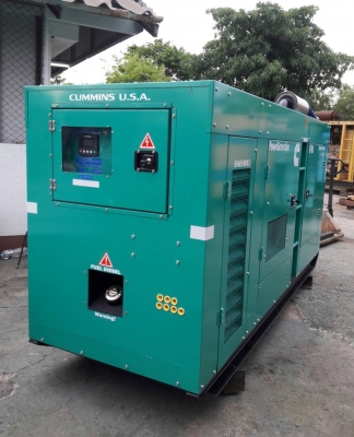 เครื่องปั่นไฟCUMMINS 125 KVA. U.S.A.ประหยัดกว่า ใช้น้ำมัน B20 ใด้