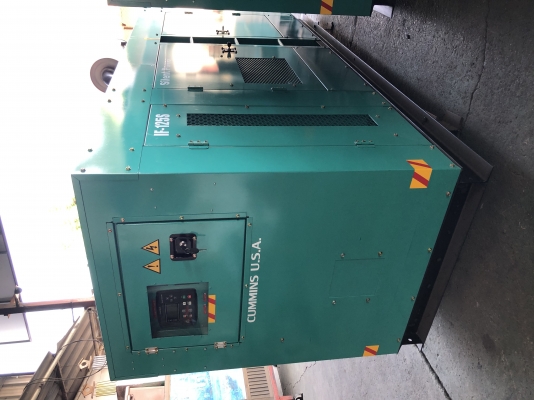 เครื่องปั่นไฟCUMMINS 125 KVA. U.S.A.ประหยัดกว่า ใช้น้ำมัน B20 ใด้