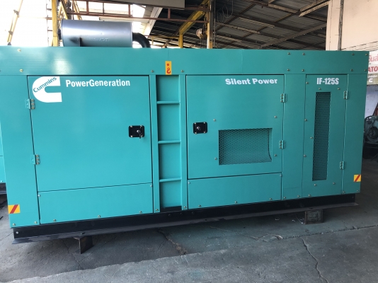เครื่องปั่นไฟCUMMINS 125 KVA. U.S.A.ประหยัดกว่า ใช้น้ำมัน B20 ใด้