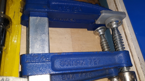 ขายF CLAMP แพ็คคู่2ชิ้น SOMAX727 H12/24 MADE IN JAPAN.ขนาดใหญ่ใหม่ ขายF CLAMP แพ็คคู่2ชิ้น SOMAX727 H12/24 MADE IN JAPAN.ขนาดใหญ่ใหม่