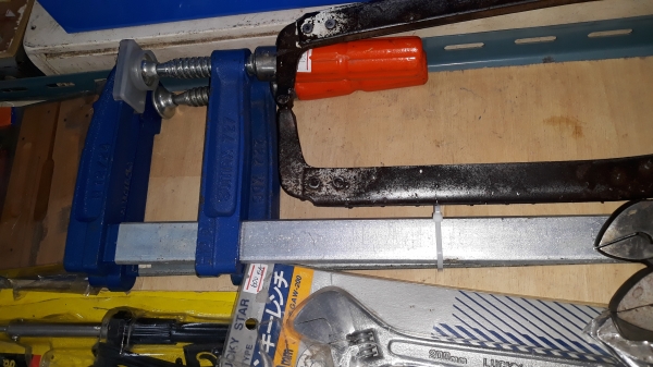 ขายF CLAMP แพ็คคู่2ชิ้น SOMAX727 H12/24 MADE IN JAPAN.ขนาดใหญ่ใหม่