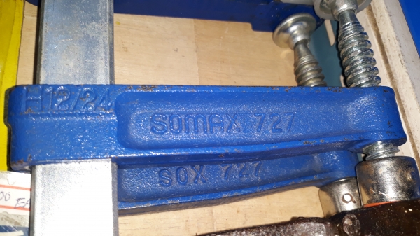 ขายF CLAMP แพ็คคู่2ชิ้น SOMAX727 H12/24 MADE IN JAPAN.ขนาดใหญ่ใหม่ ขายF CLAMP แพ็คคู่2ชิ้น SOMAX727 H12/24 MADE IN JAPAN.ขนาดใหญ่ใหม่