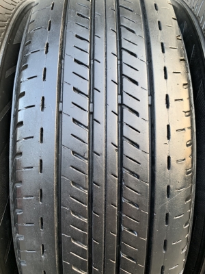 ล้อแม็ก Toyota Vigo Champ สีเทาดำ ขอบ 16 พร้อมยาง 215-70-16 Bridgestone ปลายปี 15