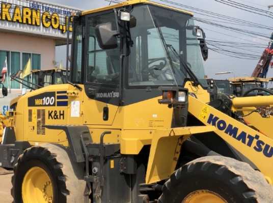 ขายรถตักล้อยาง KOMATSU WA100-7 ปี 2014 นำเข้าเองจากญี่ปุ่น สภาพสวยพร้อมใช้งาน มีVDOการทำงานครับ ขายรถตักล้อยาง KOMATSU WA100-7 ปี 2014 นำเข้าเองจากญี่ปุ่น สภาพสวยพร้อมใช้งาน มีVDOการทำงานครับ