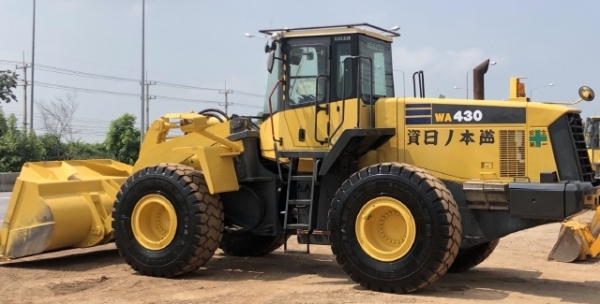 ขายรถตักล้อยาง KOMATSU WA430-5 นำเข้าเองจากญี่ปุ่น สภาพสวยพร้อมใช้งาน มีVDOการทำงานครับ