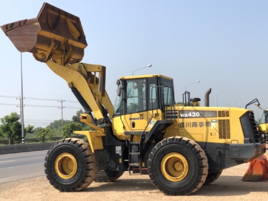 ขายรถตักล้อยาง KOMATSU WA430-6 นำเข้าเองจากญี่ปุ่น สภาพสวยพร้อมใช้งาน มีVDOการทำงานครับ