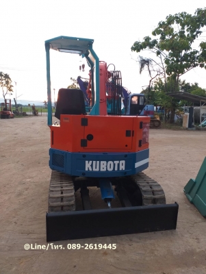 ขายรถขุด KUBOTA- KH30SR เครื่องยนต์คูโบต้าD1402 จำนวน 3 สูบ, คอนโทรลลูกหมาก, ปั๊มเฟือง 3 ตอน รถเดิมเ
