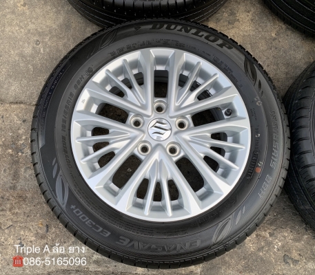 ล้อแม็กป้ายแดง Suzuki Ertiga ขอบ 15 พร้อมยางใหม่ป้ายแดง 185-65-15 Dunlop ปี 19 สวยๆ ล้อแม็กป้ายแดง Suzuki Ertiga ขอบ 15 พร้อมยางใหม่ป้ายแดง 185-65-15 Dunlop ปี 19 สวยๆ