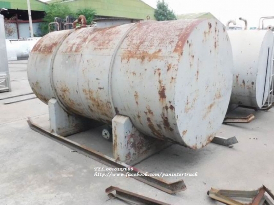 BIG SALE* ลดล้างสต๊อค TANK แทงค์/ ถังบรรจุน้ำมัน /ถังบรรจุน้ำ  ขนาดประมาณ : 5 คิว (5,000 ลิตร) /สินค้าเก่าบริษัท ปลดระวาง ขายตามสภาพ