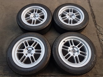 ขายล้อใหม่ RPF1 ขอบ15 หน้า 7 ET35 (4รู100) พร้อมยาง\% 195/55/15 ปี 15